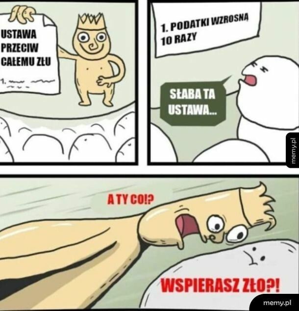 Ale co, chorym żałujesz? Biednym dzieciom?