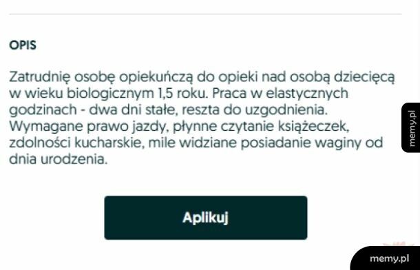 Ogłoszenie dostosowane do naszych czas&oacute;w