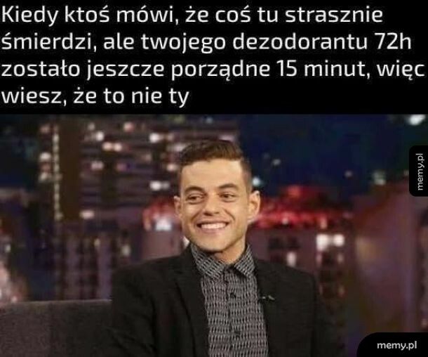 Serio ludzie nie myją sie przez 72h działania dezodorant?