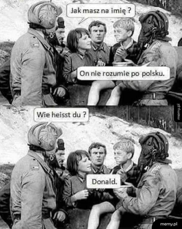 Do niego po niemiecku trzeba