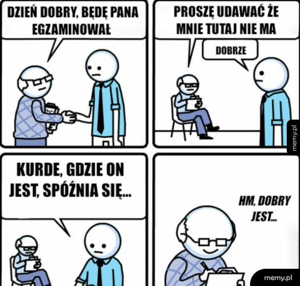 Zastosował się do komunikatu