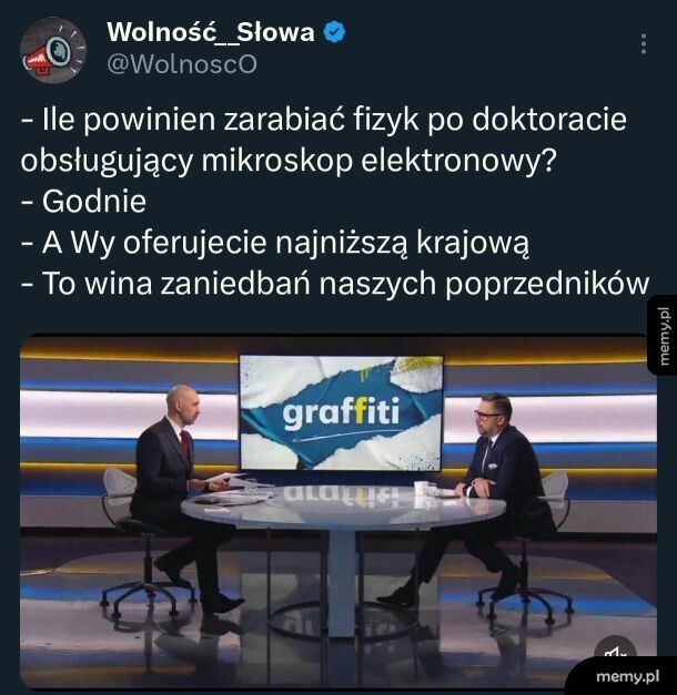 Znowu wina poprzednik&oacute;w