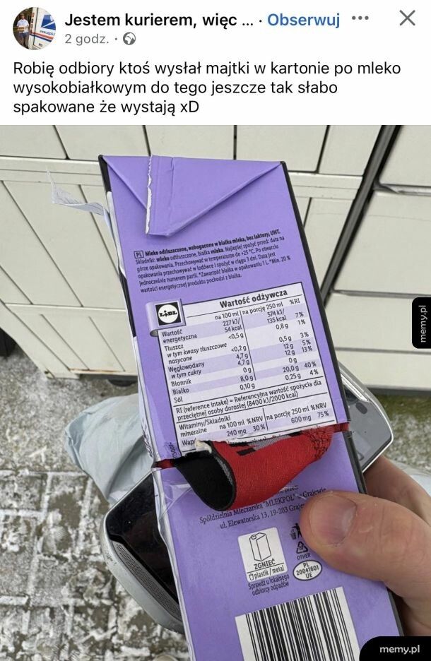 Typowe pakowanie z Vinted