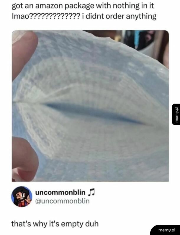 Dostal co nie zamowil