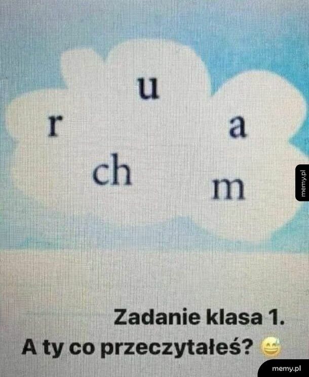 Przeczytalem to zle