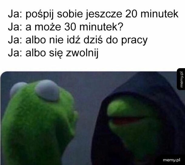 Codziennie rano ta sama rozmowa w głowie
