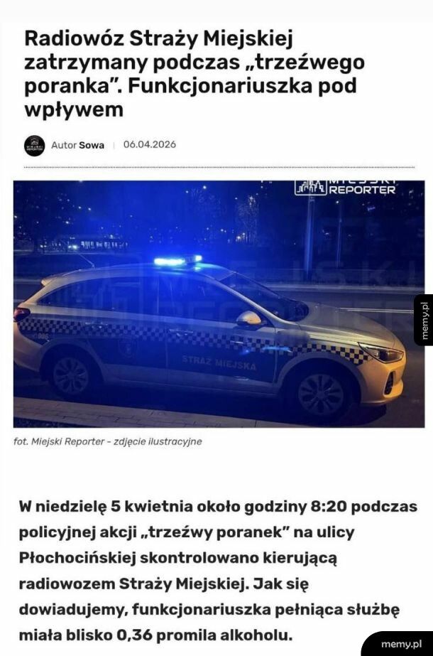 Trzeźwy poranek na pełnej