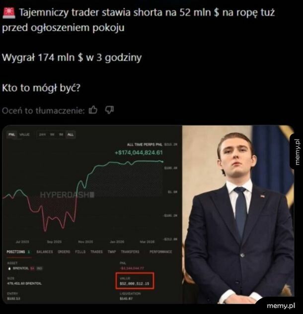 Wow! Gościu miał nosa