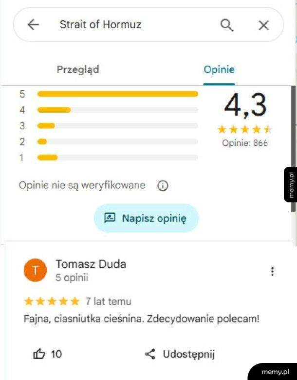 Użytkownicy cieśniny zadowoleni