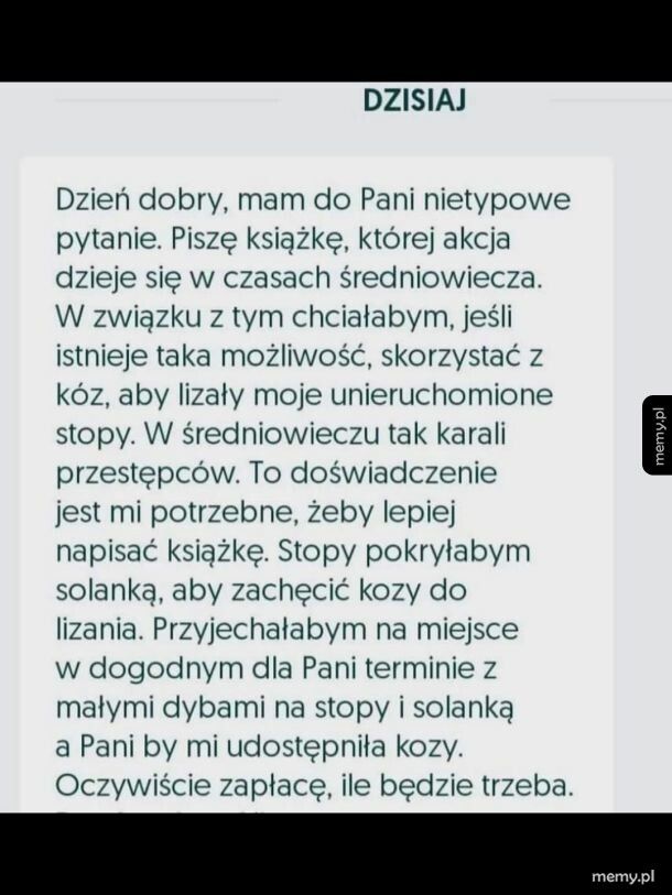 Potwierdzam, byłem tą książką