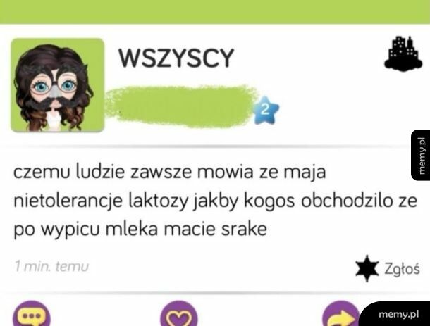 Nietolerancja laktozy