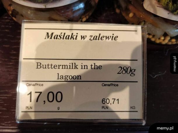 Maślakiem być...