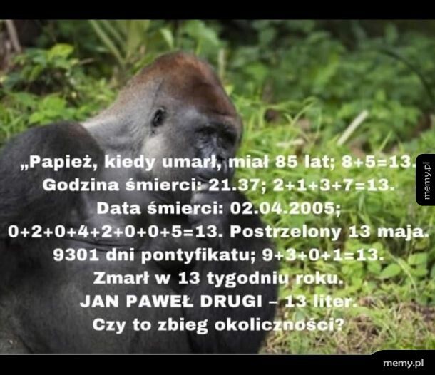 Skłania do zadumy