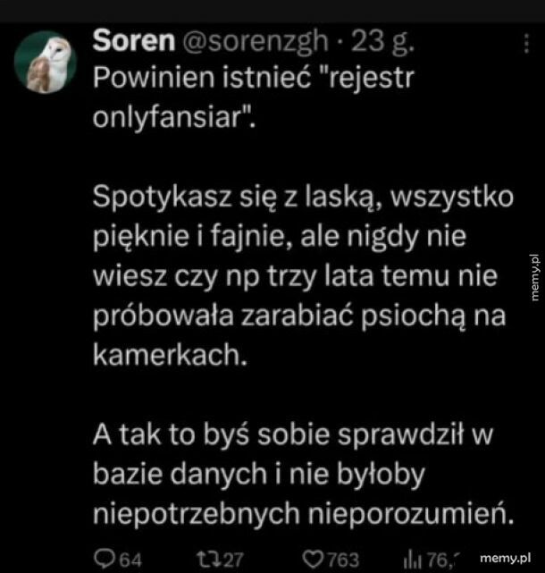 Rejestr onlyfansiar