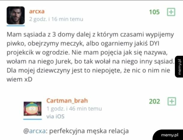 Perfekcyjna męska relacja