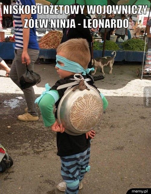 Niskobudżetowy Wojowniczy Żółw Ninja - Leonardo 