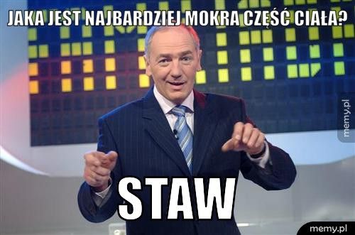 Jaka jest najbardziej mokra część ciała?