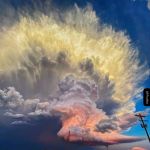 Chmura burzowa w Teksasie