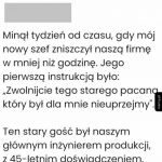 Jak nowy szef zniszczył firmę w mniej niż godzinę