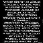 Czemu ludobójcy robią ludobójstwa? Bo wiedzą że w początkowej fazie mogą liczyć na bezkarność na przykładzie hitlera