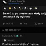 Przemyślenia pod prysznicem