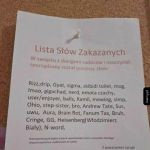 Lista słów zakazanych