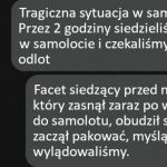 Tragiczna sytuacja w samolocie