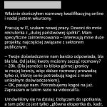 Rozmowa rekrutacyjna