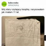 Rysunek przedstawiający starego