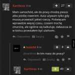 Są tacy, co nawet taki dystans pokonują samochodem.
