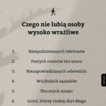 Czego nie lubią osoby wysoko wrażliwe