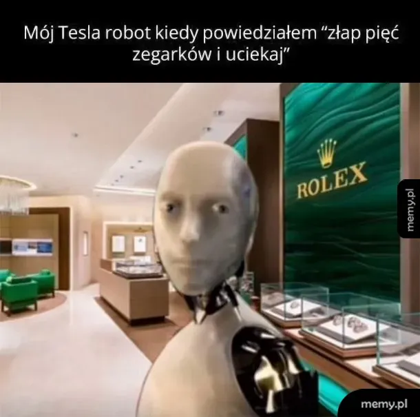 Szefie, ale w systemie nie miałem modułu ucieczki przed policją... 🤖🏃‍♂️🚨💀