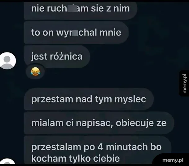 Zrzut ekranu z wiadomościami tekstowymi przedstawiający zabawną rozmowę.