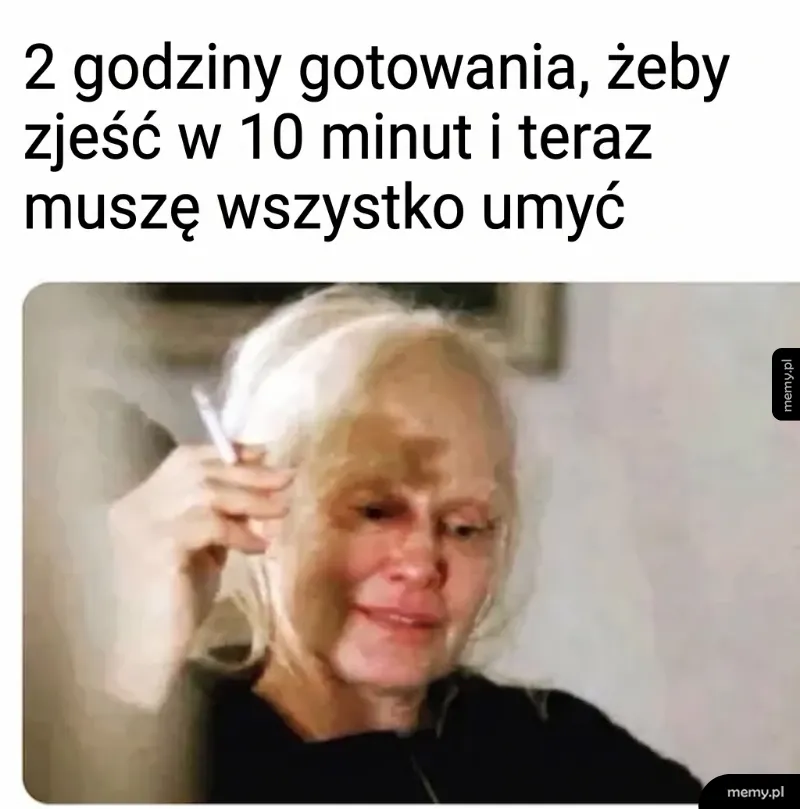 Smutna kobieta z papierosem