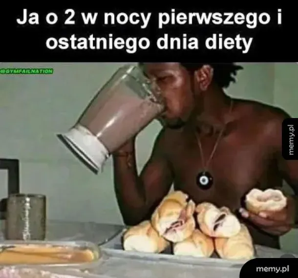 Od jutra to już tak na 100% i bez podjadania, przysięgam 🤡✌️