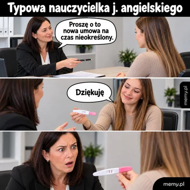 Najszybsze L4 w historii polskiego szkolnictwa zaraz po zdobyciu wymarzonego etatu! 🤰📝🏃‍♀️💨