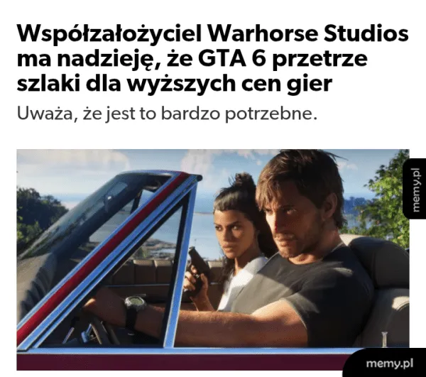 Kiedy bardzo chcesz kasować 500 stów za zbugowaną premierę, ale wolisz, żeby to Rockstar pierwszy przyjął lincz graczy na klatę 🎮💸