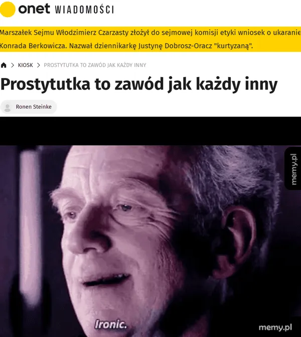 To w końcu obraza czy komplement?