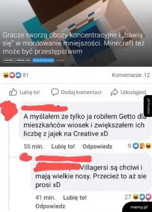 Moja farma villagerów właśnie dostała zarzuty 🟩