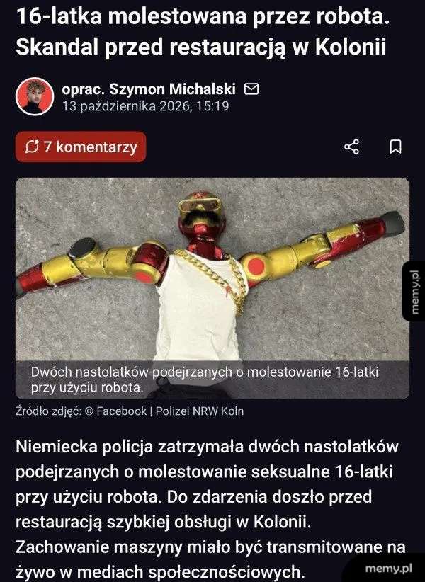 Robot nawet nie wiedział, że jest wspólnikiem 🤖
