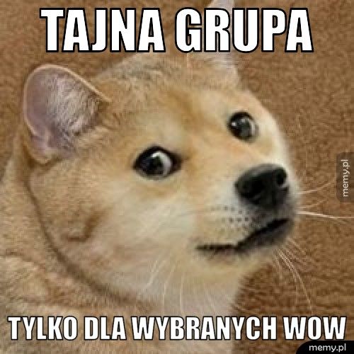 tajna grupa tylko dla wybranych wow