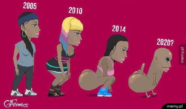 Ewolucja tyłka Nicki Minaj