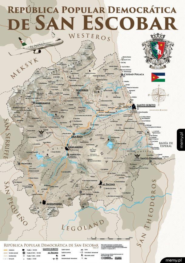 Mapa San Escobar