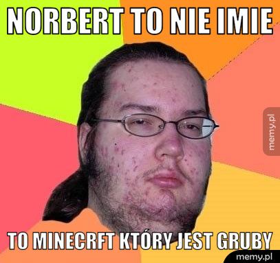 norbert to nie imie to minecrft który jest gruby