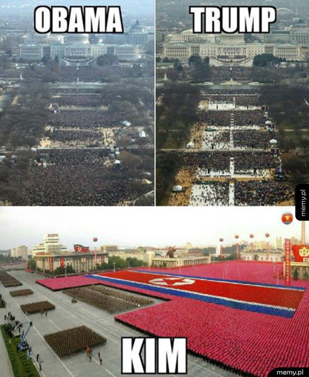 Taka różnica - Obama vs Trump vs Kim Yong Un