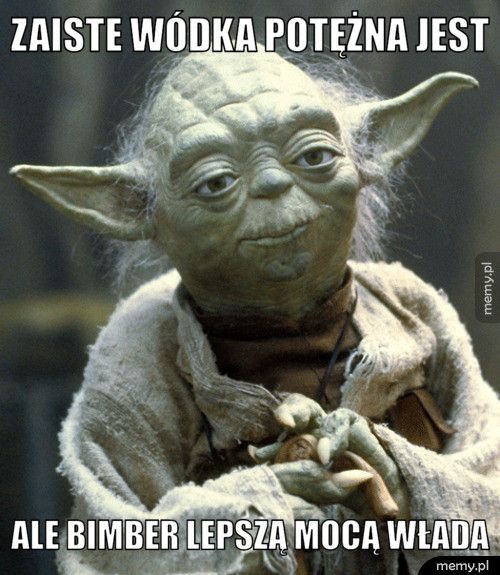 ZAISTE WÓDKA POTĘŻNA JEST ALE BIMBER LEPSZĄ MOCĄ WŁADA