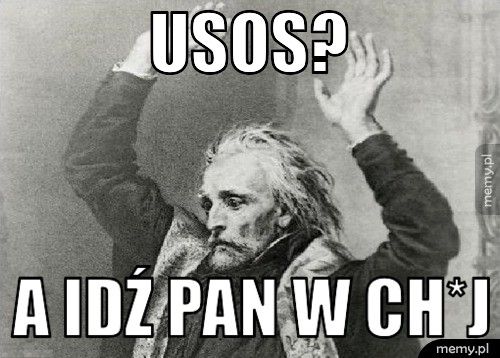USOS? A idź pan w Ch*j