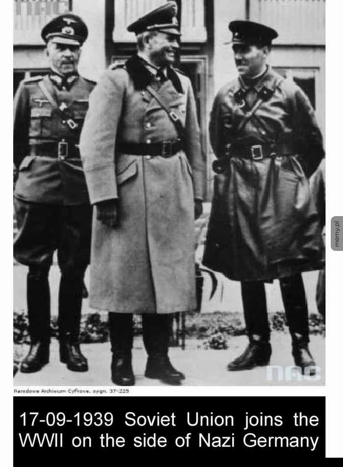 USSR and Nazi Germany together in 1939