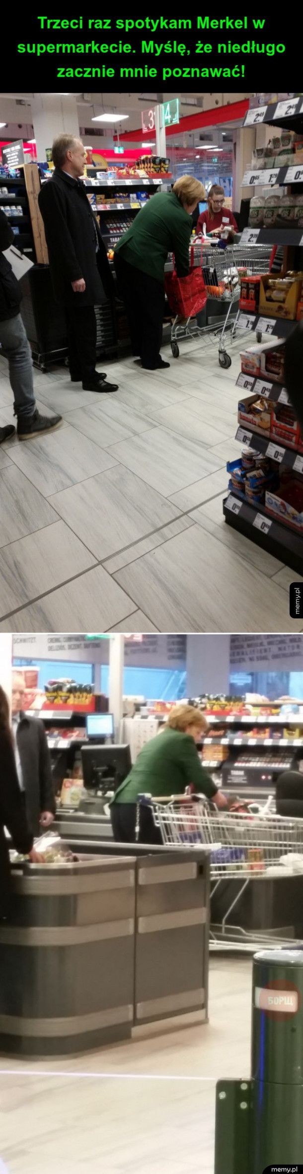 Spotkanie w supermarkecie