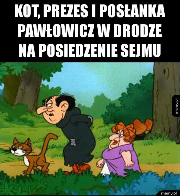 Kot, prezes i posłanka Pawłowicz